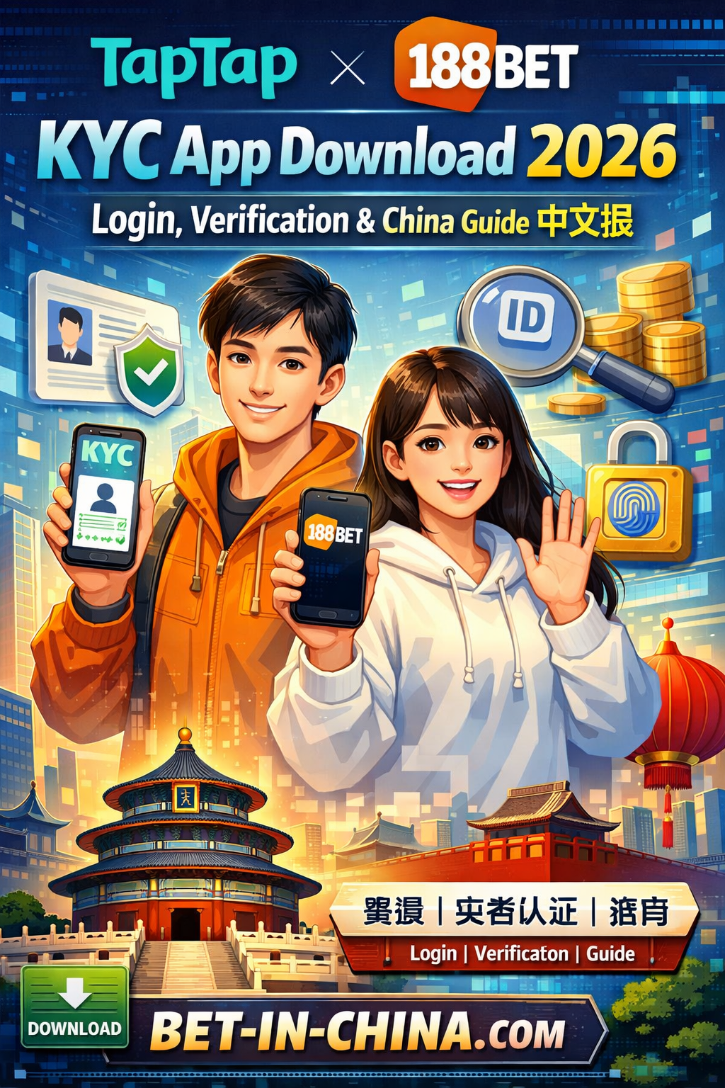 TapTap 188BET KYC App Download 2026 📱 | Login, Verification & 中文指南